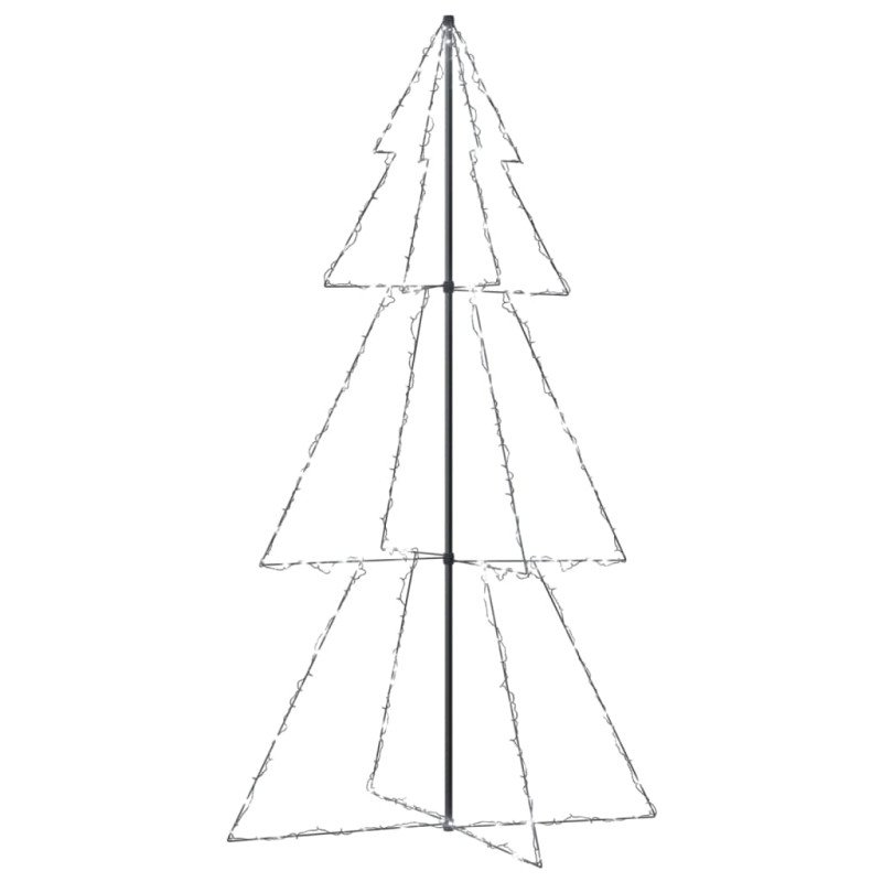 vidaXL Vianočný stromček, kužeľ, 300 LED, dovnútra aj von 120x220 cm