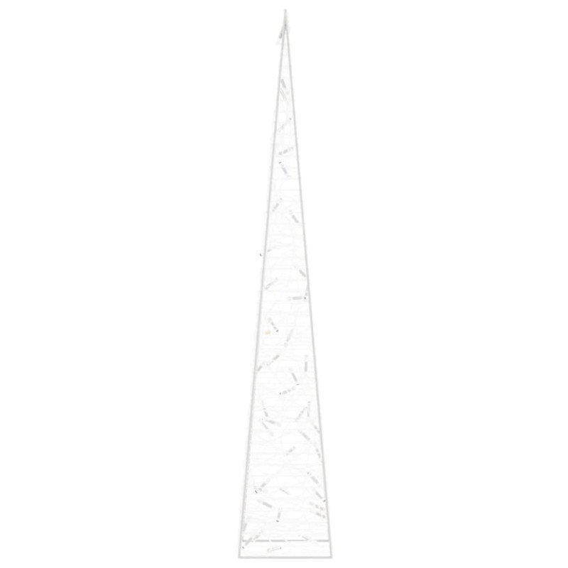 vidaXL Akrylový dekoratívny svetelný LED kužeľ, farebný 90 cm