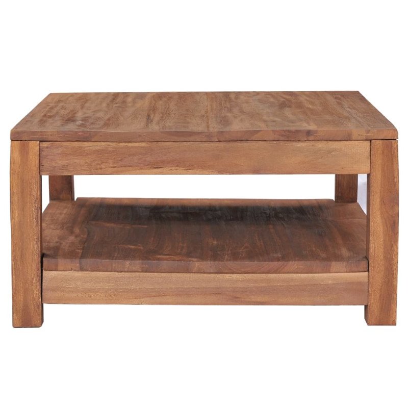 vidaXL Konferenčný stolík 68x67x35 cm masívne teakové drevo