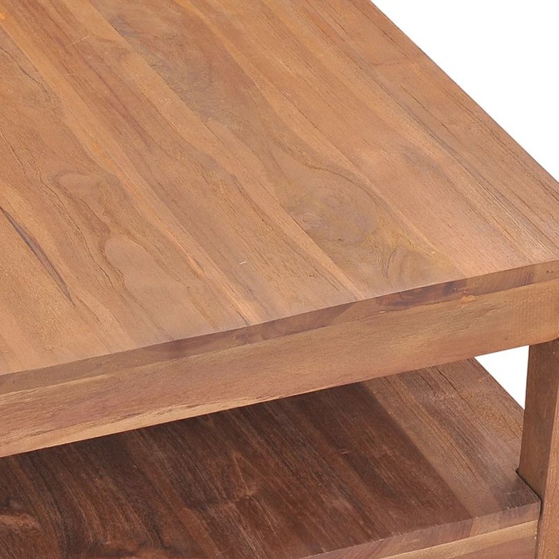 vidaXL Konferenčný stolík 68x67x35 cm masívne teakové drevo