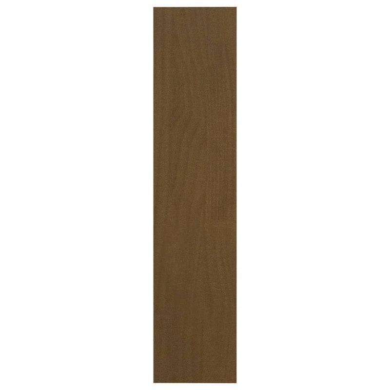 vidaXL Knižnica/deliaca stena medovo-hnedá 100x30x135,5 cm masívna borovica 