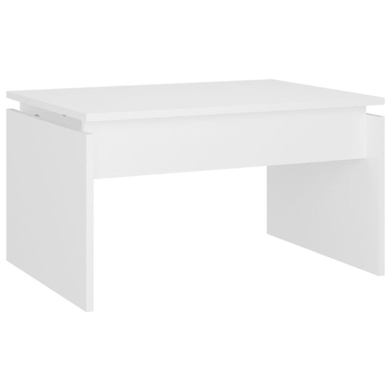 vidaXL Konferenčný stolík biely 68x50x38 cm drevotrieska