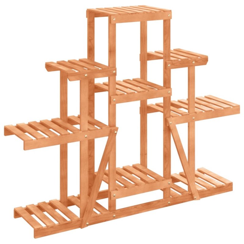 vidaXL Stojan na kvetiny 110x25x96 cm masívna jedľa