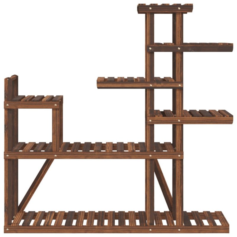 vidaXL Stojan na kvetiny 110x25x111 cm masívna jedľa