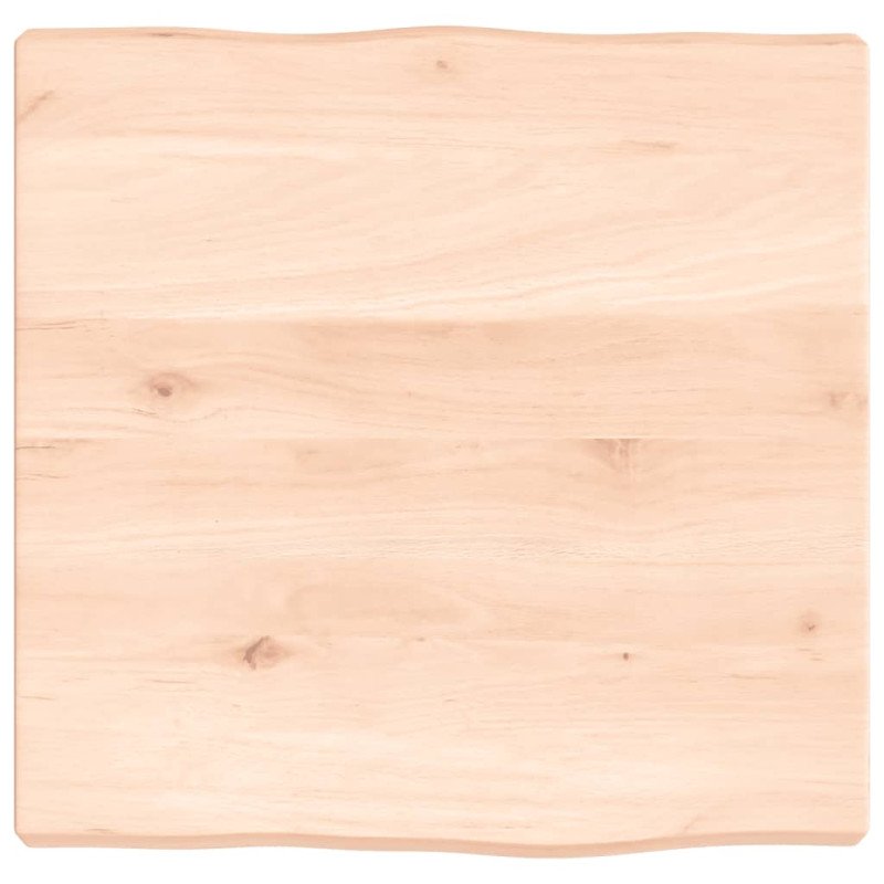 vidaXL Stolová doska 40x40x(2-4) cm neošetrený masív živé hrany