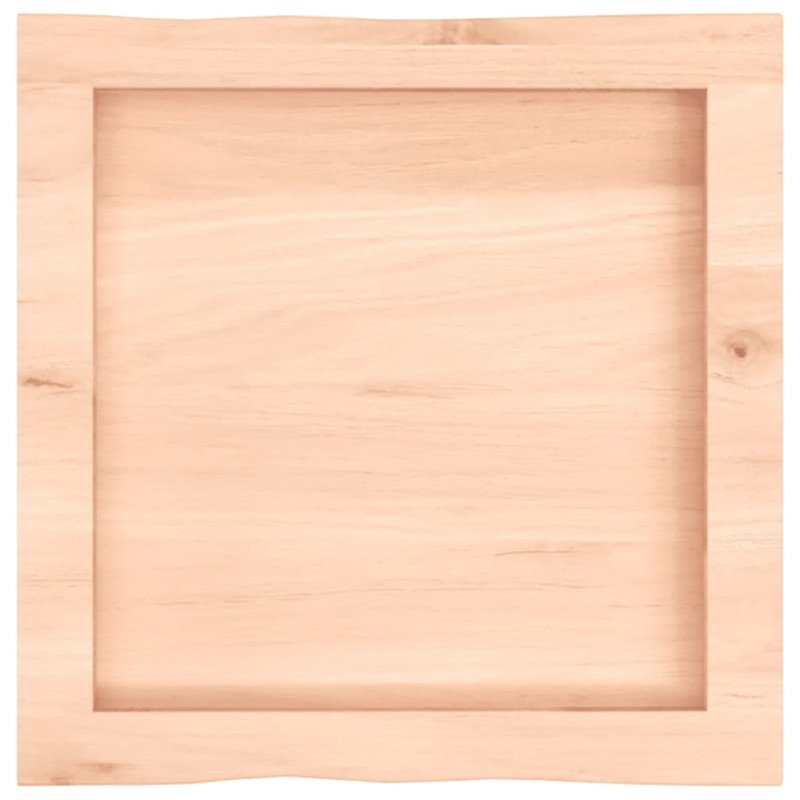 vidaXL Stolová doska 40x40x(2-4) cm neošetrený masív živé hrany