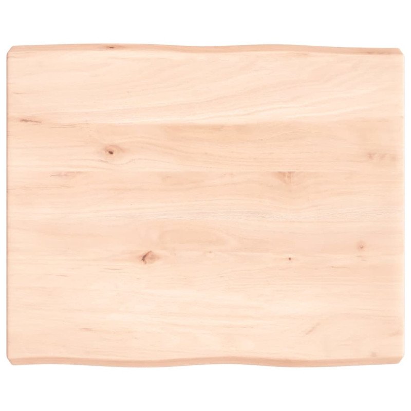 vidaXL Stolová doska 60x50x(2-6) cm neošetrený masív živé hrany