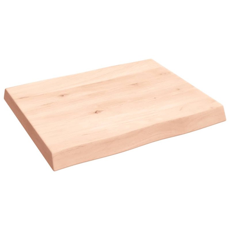 vidaXL Stolová doska 60x50x(2-6) cm neošetrený masív živé hrany