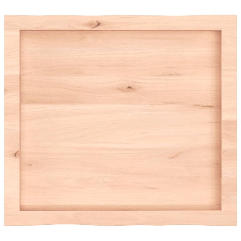 vidaXL Stolová doska 60x50x(2-6) cm neošetrený masív živé hrany