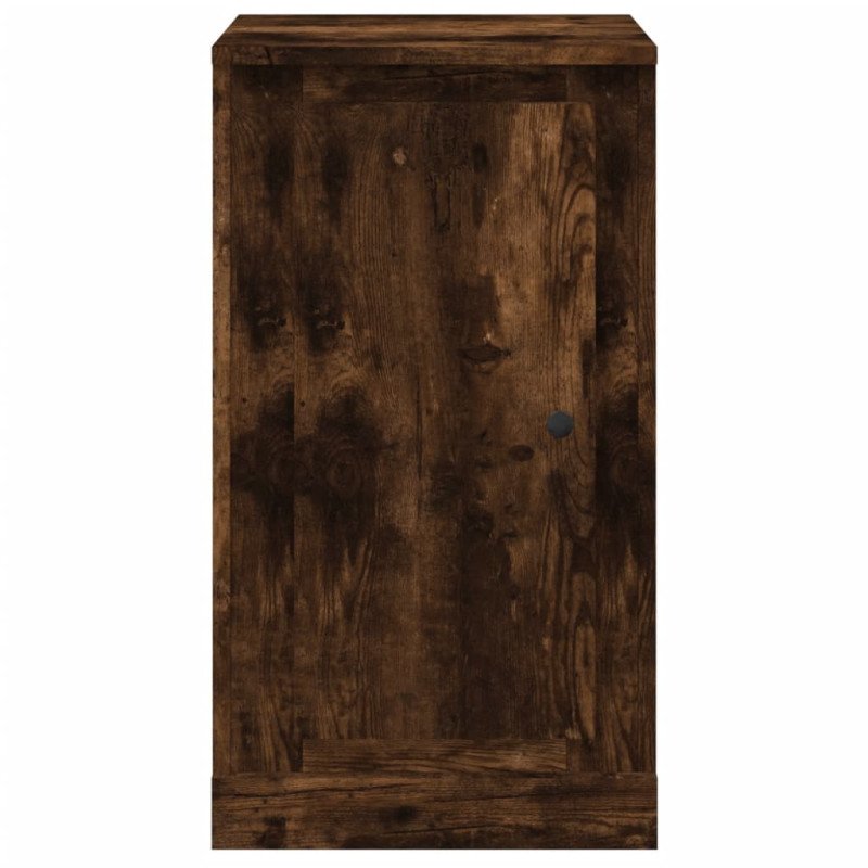 vidaXL Komody 2 ks dymový dub 37,5x35,5x67,5 cm kompozitné drevo