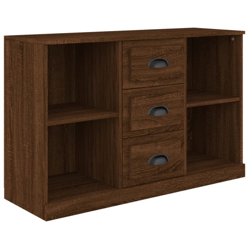 vidaXL Komoda hnedý dub 104,5x35,5x67,5 cm kompozitné drevo