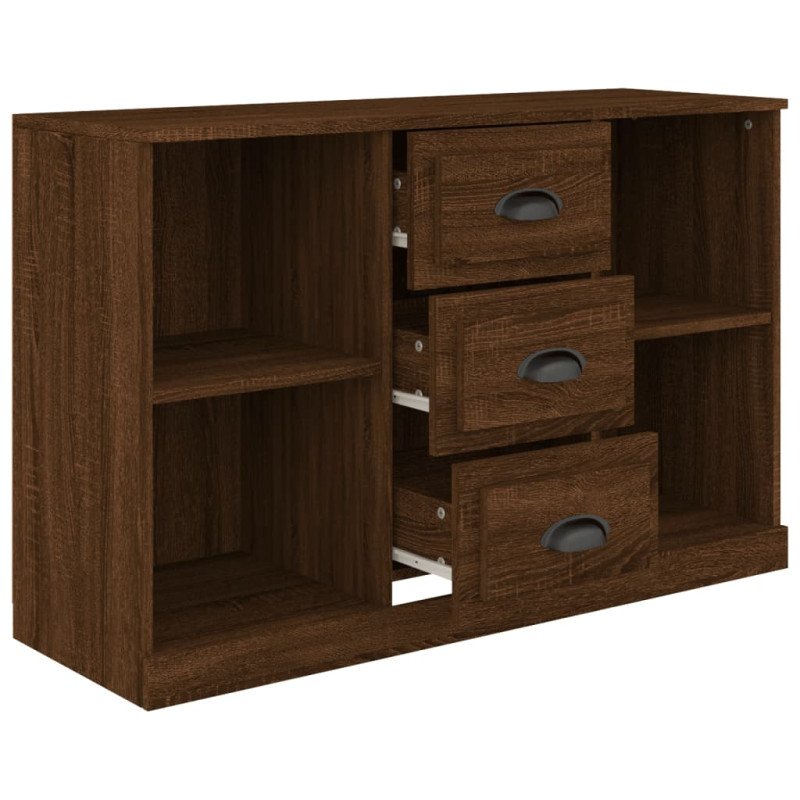 vidaXL Komoda hnedý dub 104,5x35,5x67,5 cm kompozitné drevo