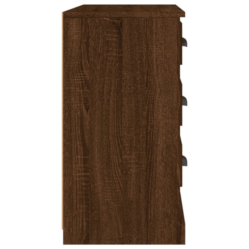 vidaXL Komoda hnedý dub 104,5x35,5x67,5 cm kompozitné drevo