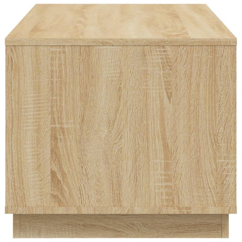 vidaXL Konferenčný stolík dub sonoma 102x50x44 cm spracované drevo