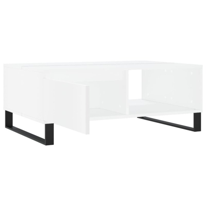 vidaXL Konferenčný stolík biely 90x60x35 cm kompozitné drevo