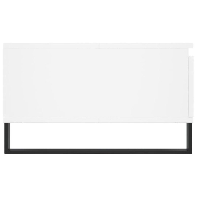 vidaXL Konferenčný stolík biely 90x60x35 cm kompozitné drevo