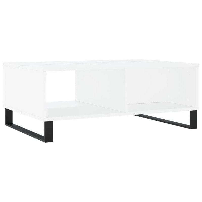 vidaXL Konferenčný stolík biely 90x60x35 cm kompozitné drevo