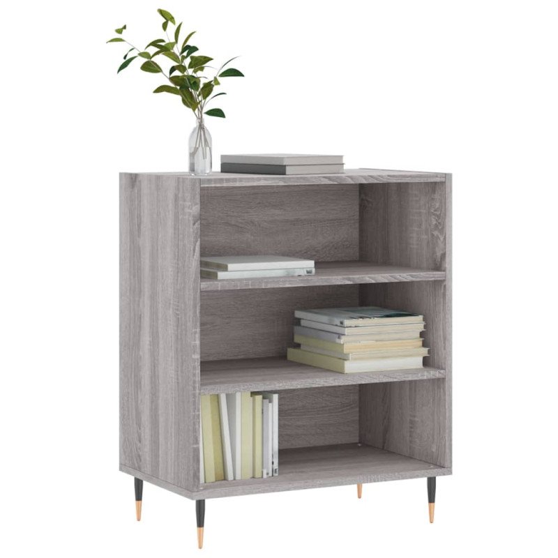 vidaXL Komoda sivý dub sonoma 57x35x70 cm kompozitné drevo