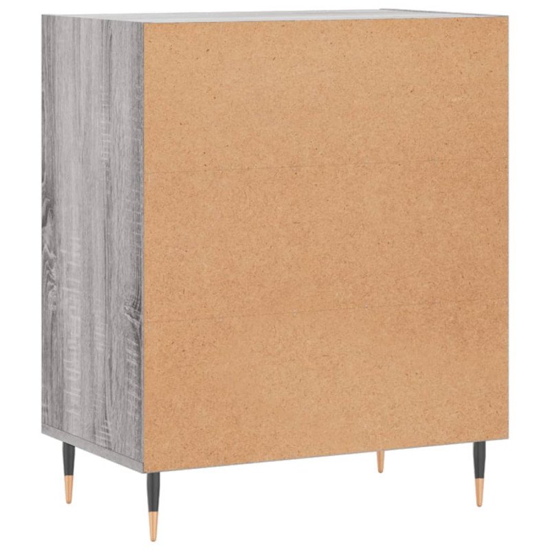 vidaXL Komoda sivý dub sonoma 57x35x70 cm kompozitné drevo