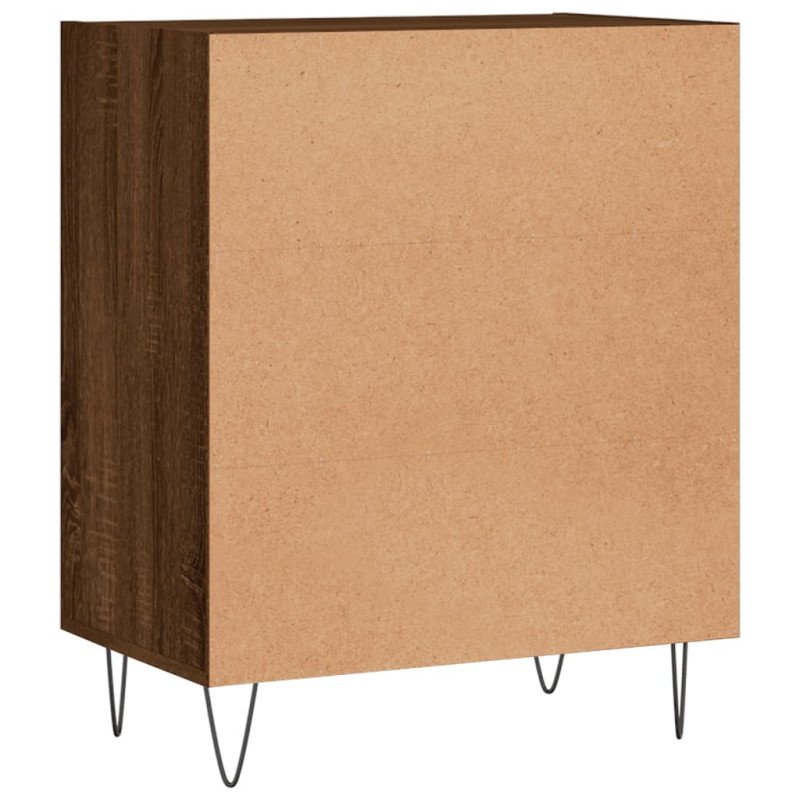 vidaXL Komoda hnedý dub 57x35x70 cm kompozitné drevo