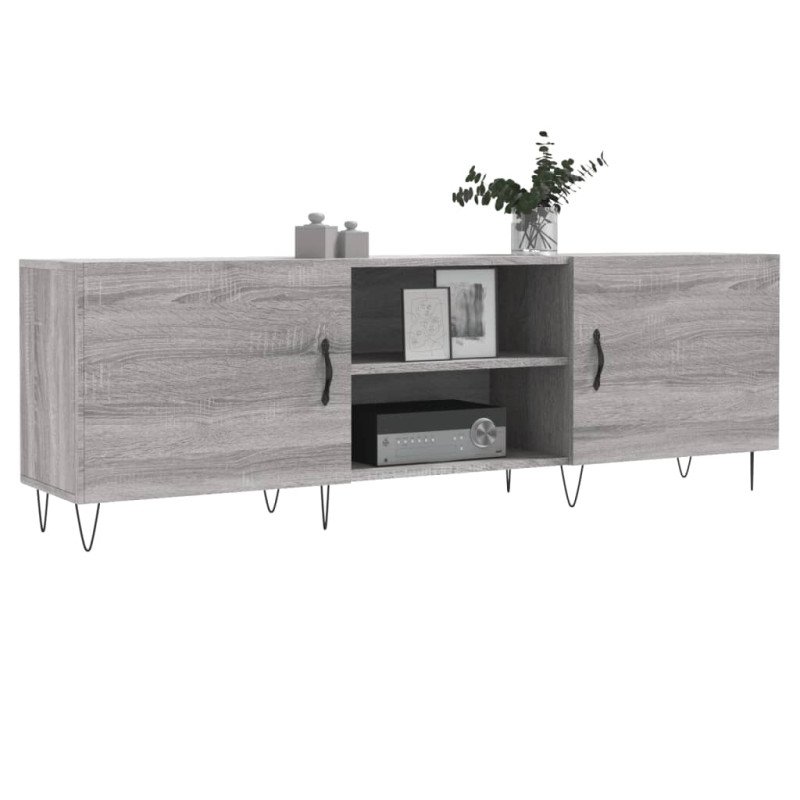 vidaXL TV skrinka sivý dub sonoma 150x30x50 cm kompozitné drevo