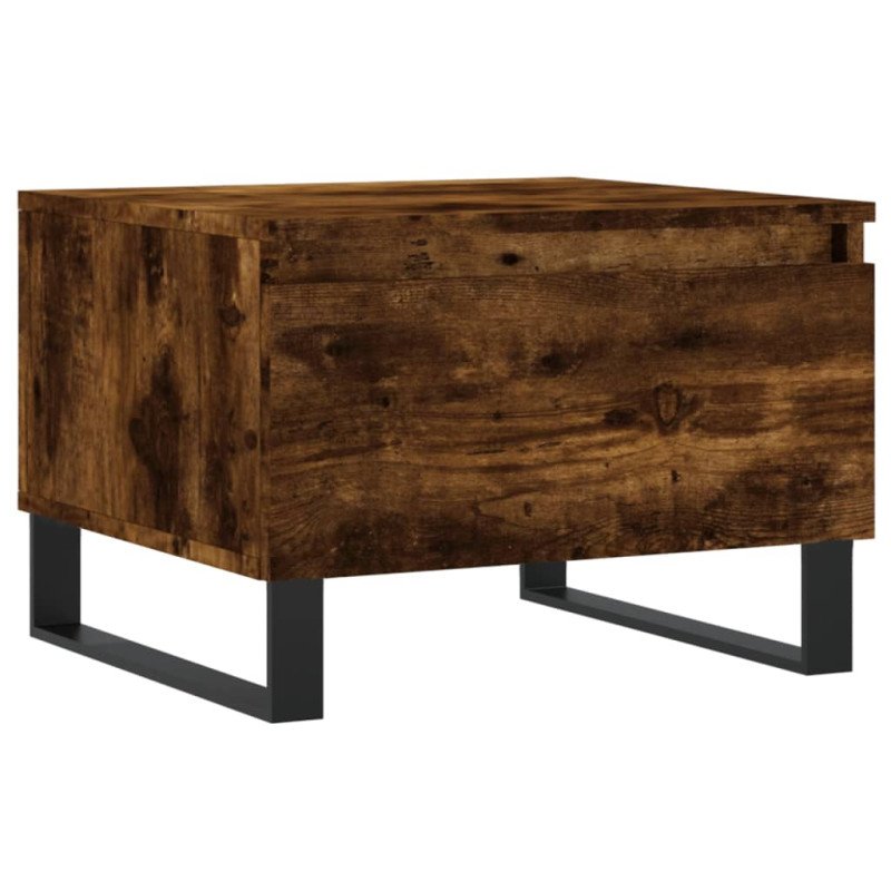 vidaXL Konferenčný stolík dymový dub 50x46x35 cm kompozitné drevo