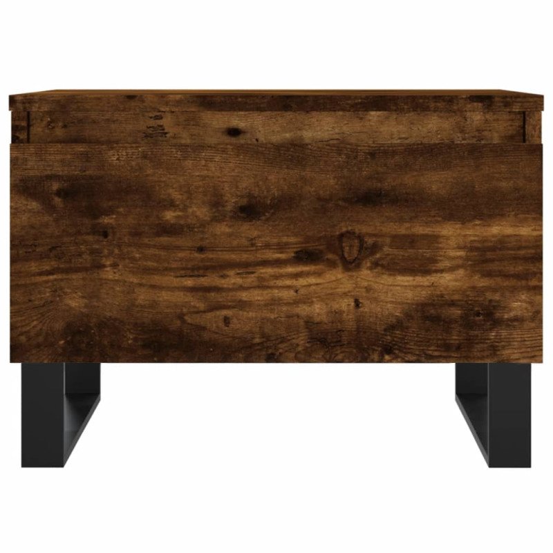 vidaXL Konferenčný stolík dymový dub 50x46x35 cm kompozitné drevo
