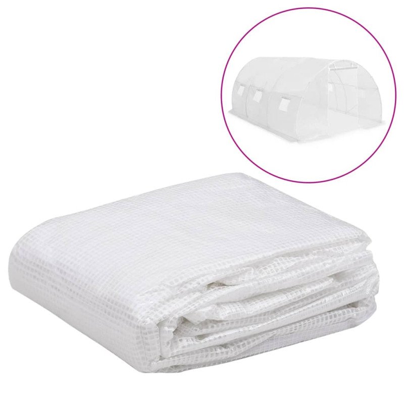 vidaXL Náhradná plachta na skleník (13,5 m²) 3x4,5x2 m, priehľadná