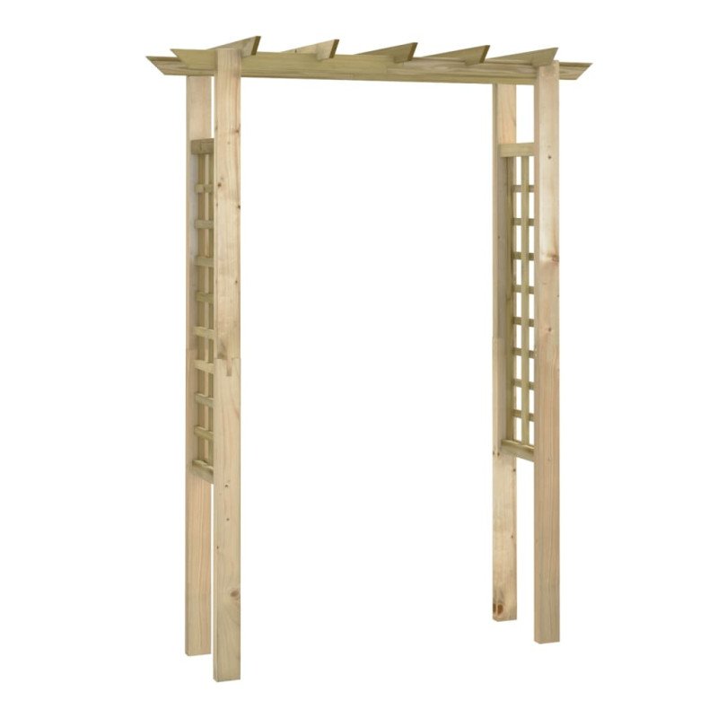 vidaXL Altánok/oblúk na ruže 150x60x204 cm, impregnované drevo