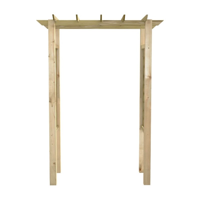 vidaXL Altánok/oblúk na ruže 150x60x204 cm, impregnované drevo
