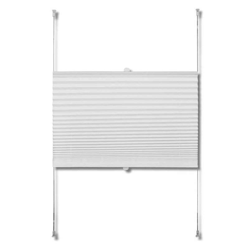 Plisovaná roleta 50 x 100 cm, biela