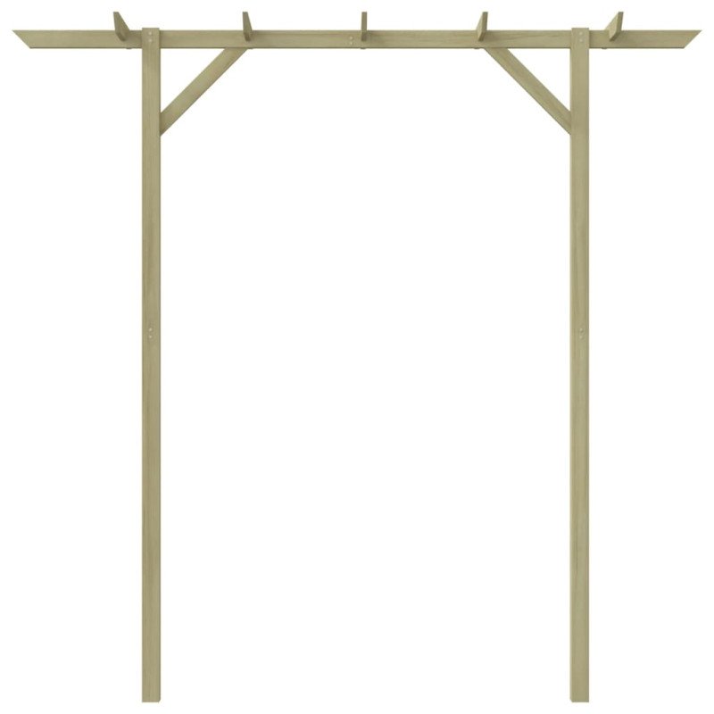 vidaXL Záhradná pergola 200x40x205 cm, drevo