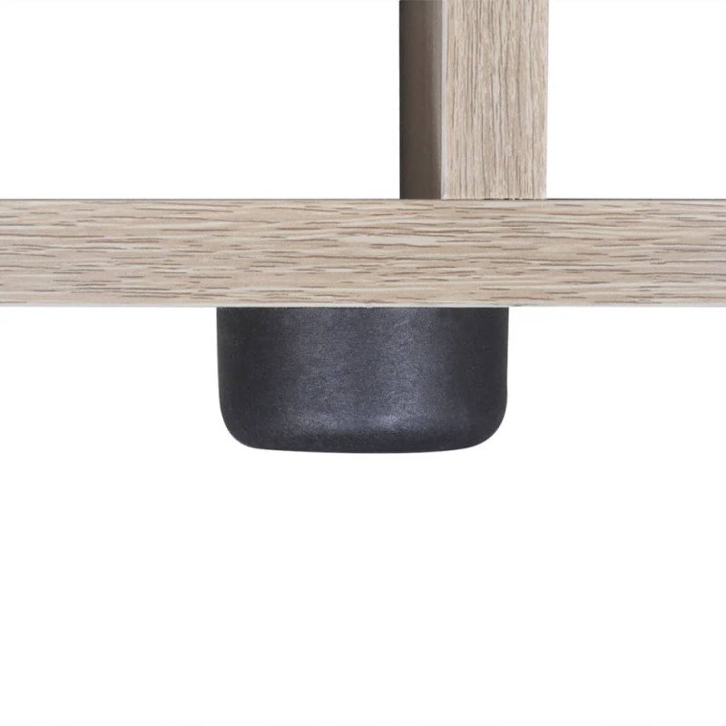 vidaXL Regál na knihy/policový regál v tvare schodov 142 cm, dekor dub