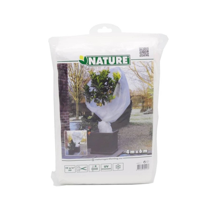 Nature Zimný flísový kryt 30 g/m², biely 4x6 m