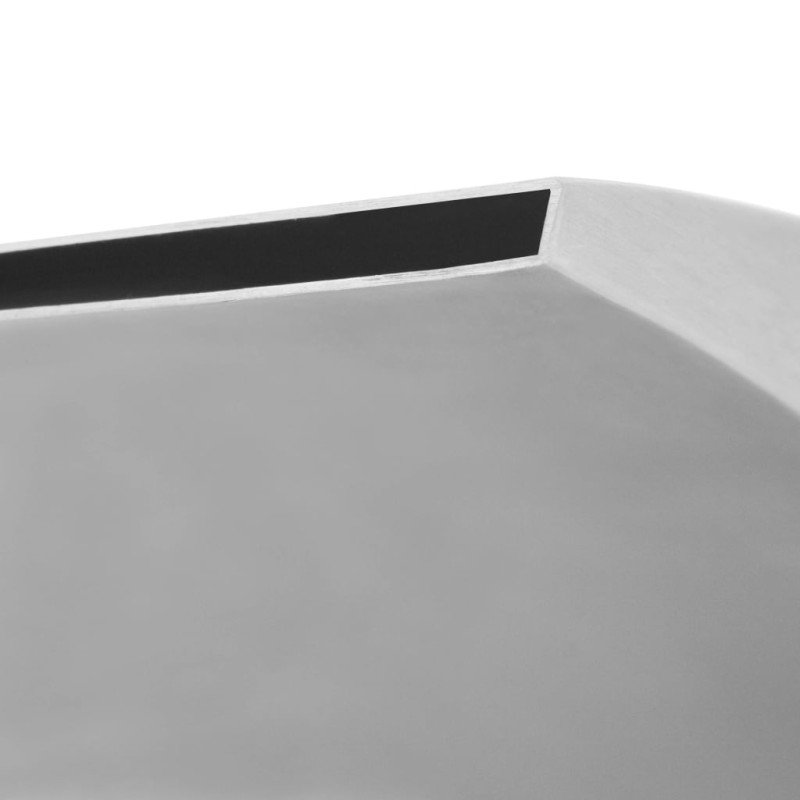 vidaXL Bazénová fontána, nehrdzavejúca oceľ 30x9x26 cm, strieborná  