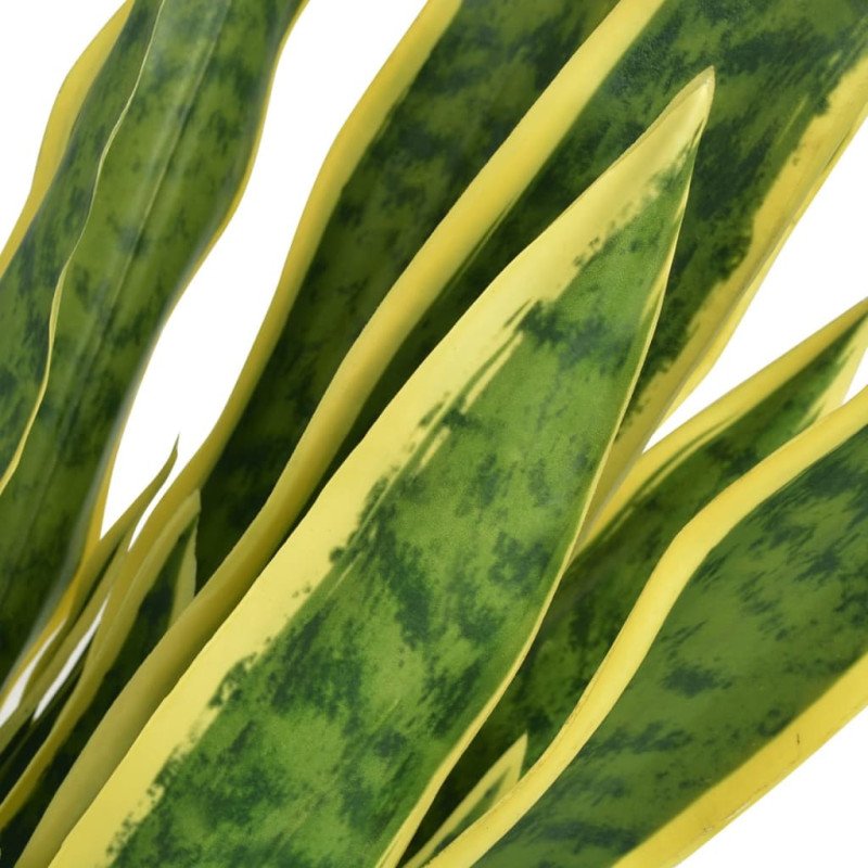 vidaXL Umelá rastlina, sansevieria s kvetináčom 65 cm, zelená