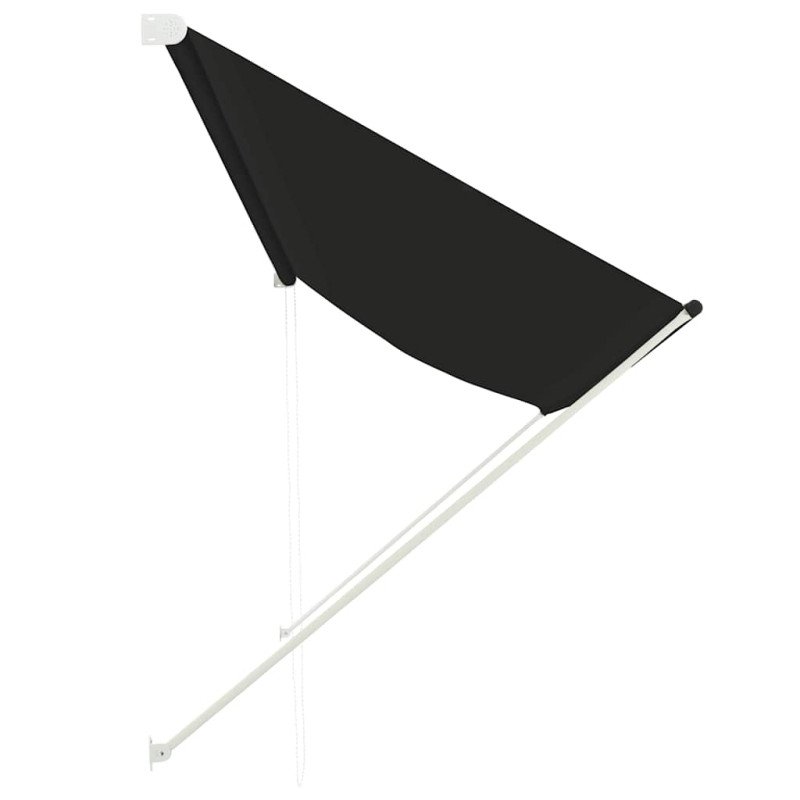vidaXL Zaťahovacia markíza 350x150 cm antracitová