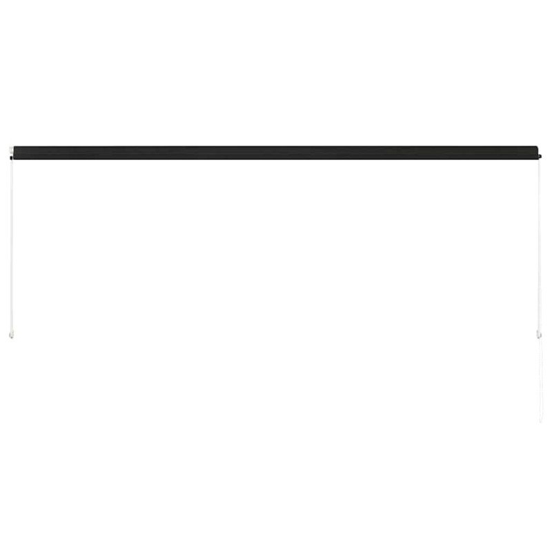 vidaXL Zaťahovacia markíza 350x150 cm antracitová