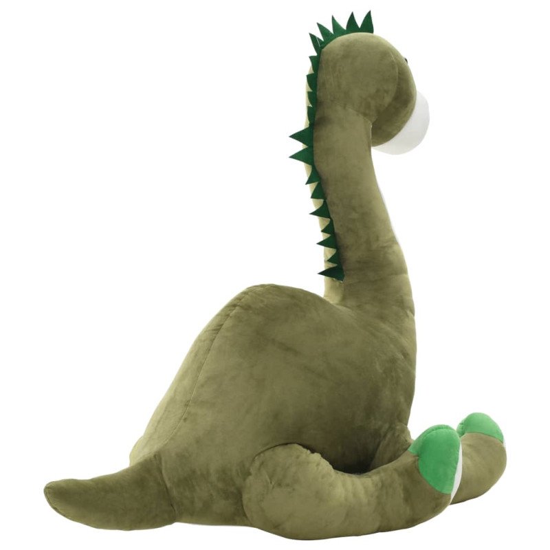 vidaXL Hračka dinosaurus Brontosaurus zelený plyšový