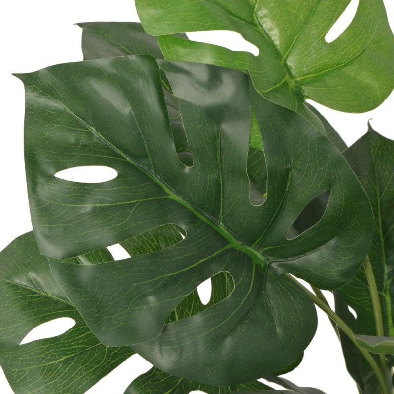 vidaXL Umelá rastlina, monstera s kvetináčom 70 cm, zelená