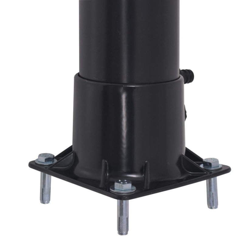 vidaXL Solárna sprcha, 8 l, oceľová, PVC