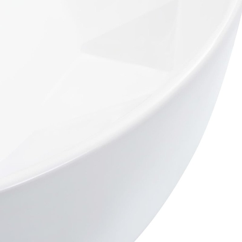vidaXL Umývadlo 36x14 cm keramické biele