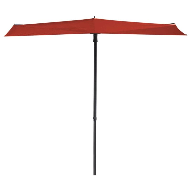 Madison Slnečník na balkón Sun Wave 270x150 cm, tehlovo červený