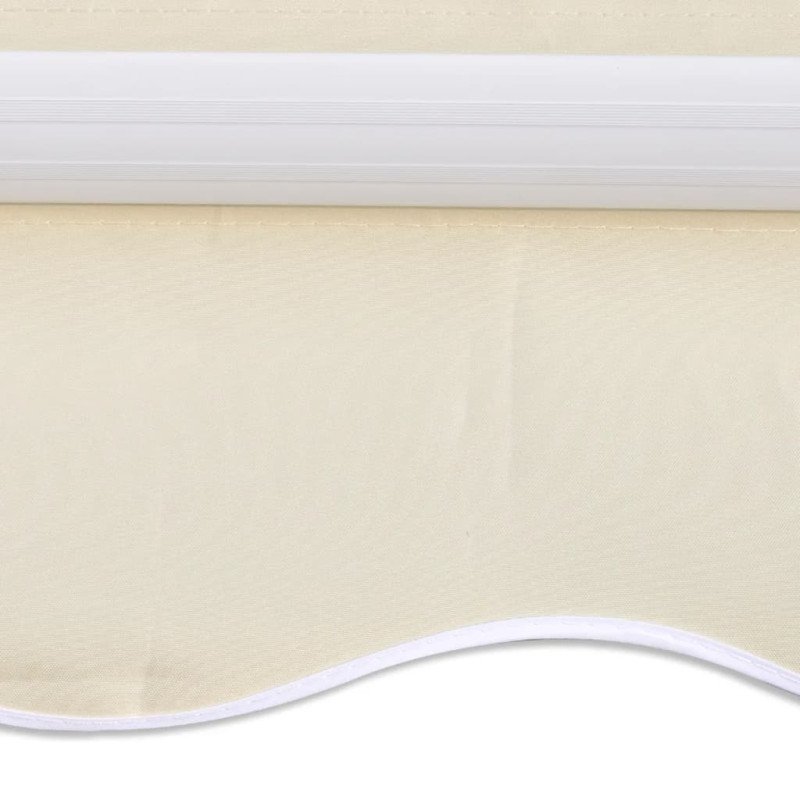 vidaXL Skladacia markíza, manuálna 300 cm, krémová