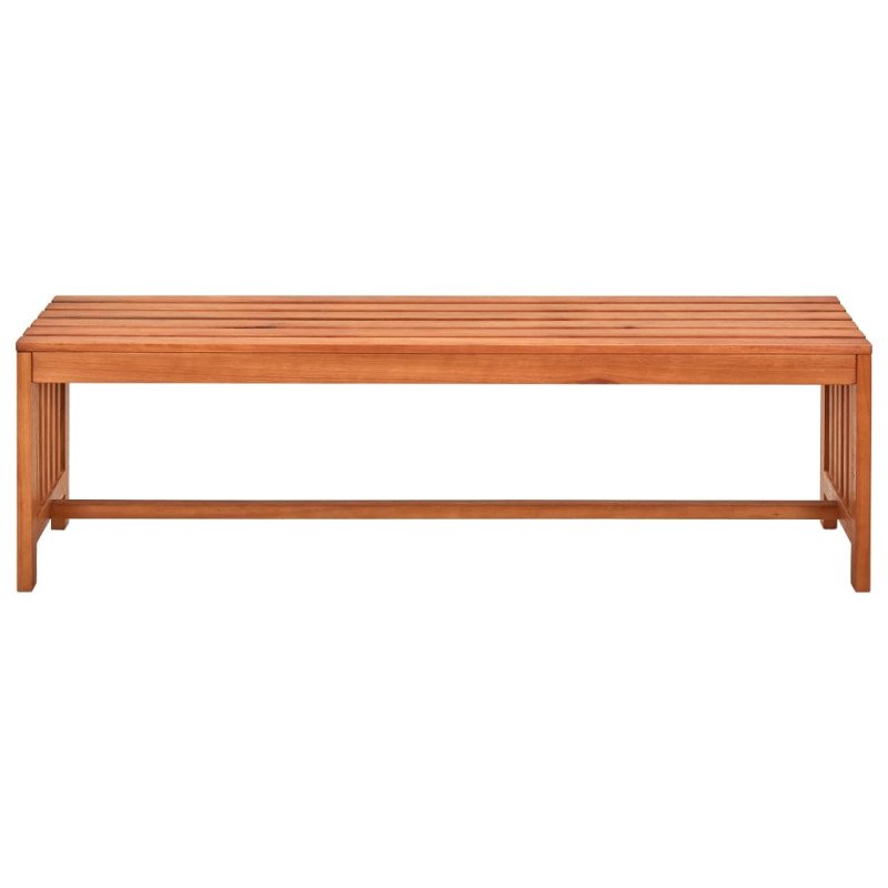 vidaXL Záhradná lavička 130 cm, eukalyptový masív