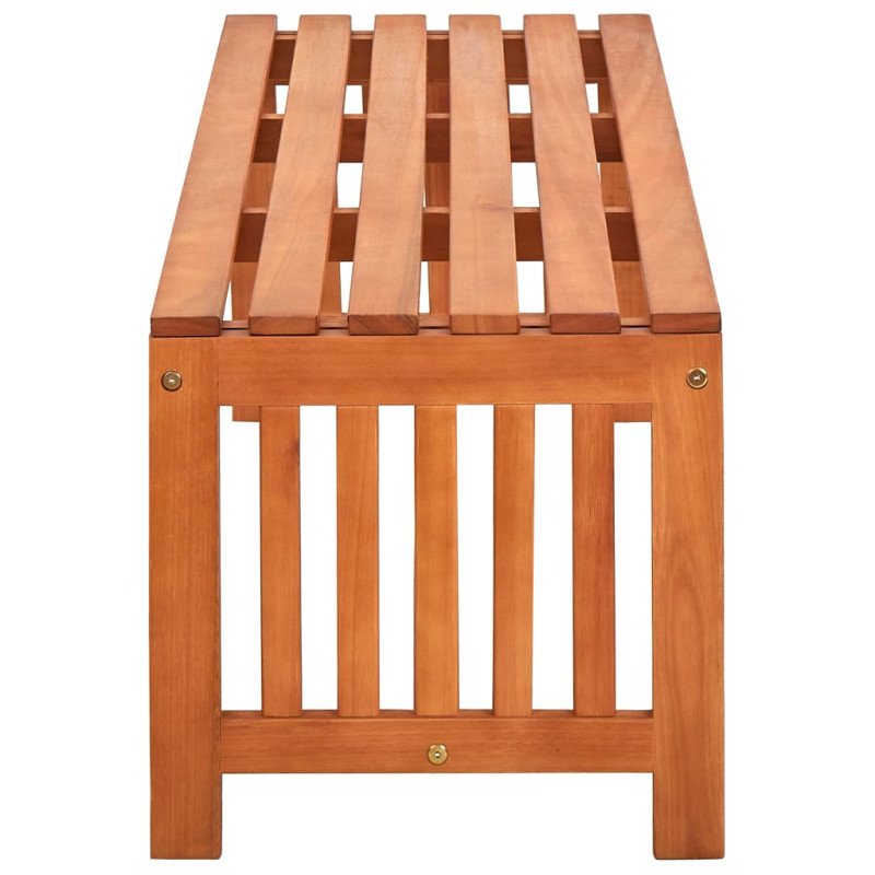 vidaXL Záhradná lavička 130 cm, eukalyptový masív