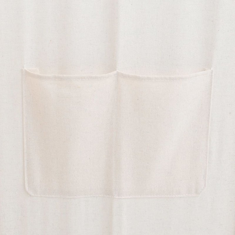 vidaXL Paraván s 5 panelmi, krémový 200x170x4 cm, látka 