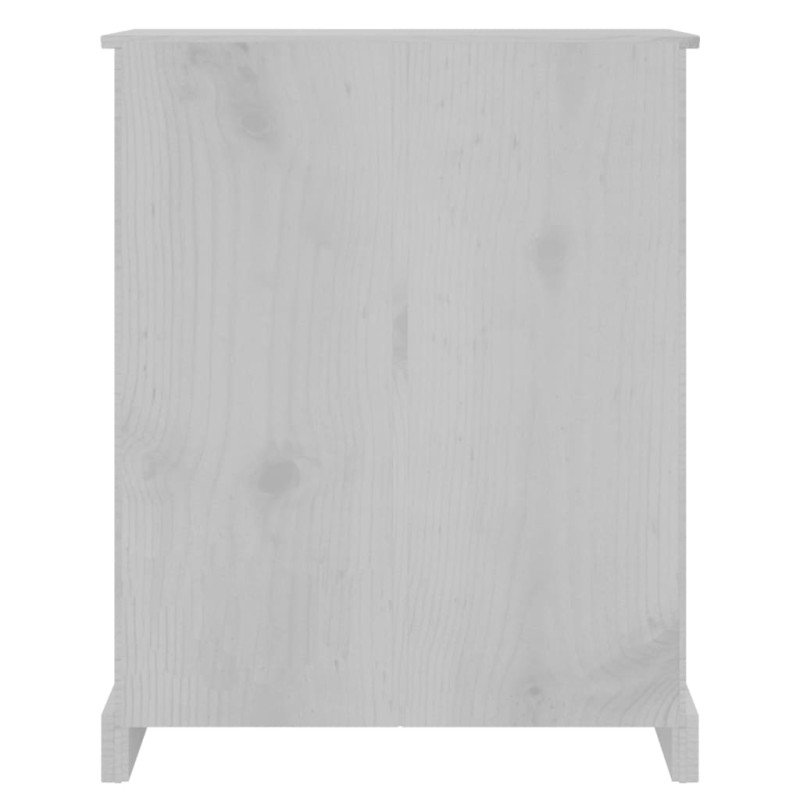 vidaXL Knižnica, 3 poličky, mexická borovica Corona, sivá 81x29x100 cm