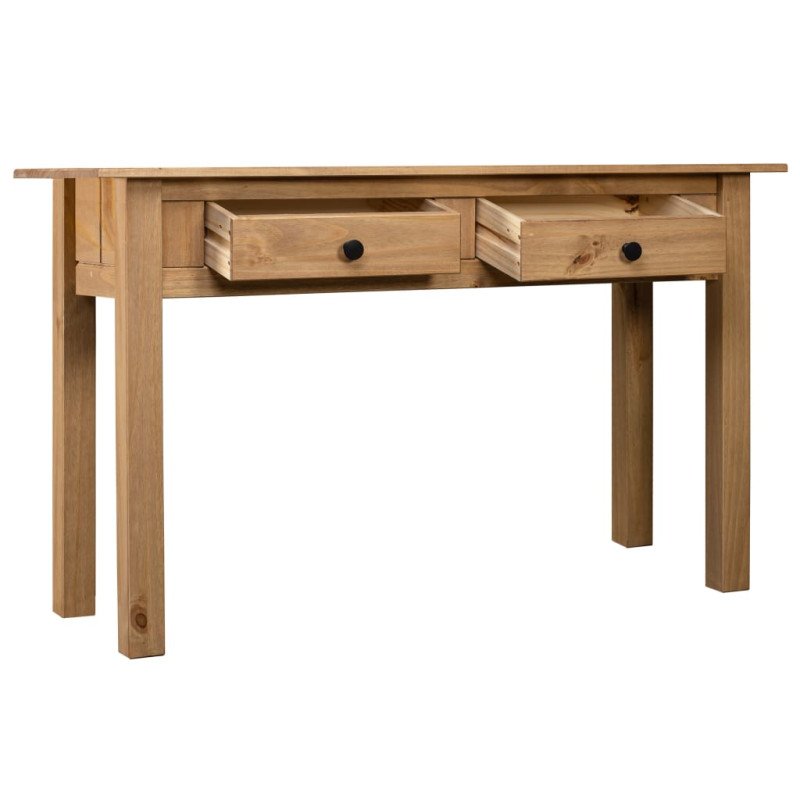 vidaXL Konzolový stôl 110x40x72 cm, borovicový masív Panama Range