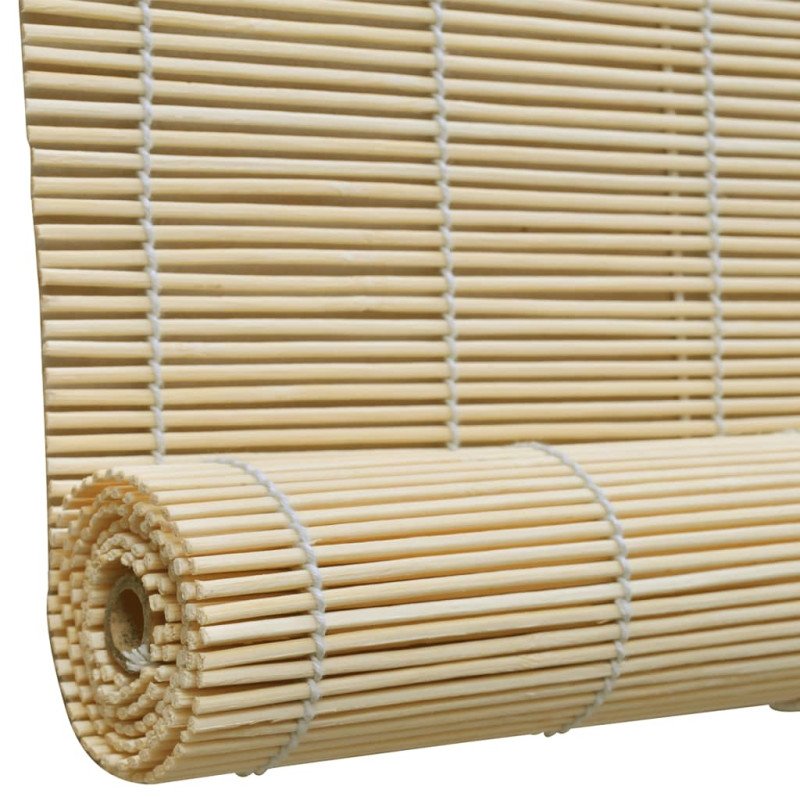 vidaXL Roleta, bambus 140x220 cm, prírodná farba